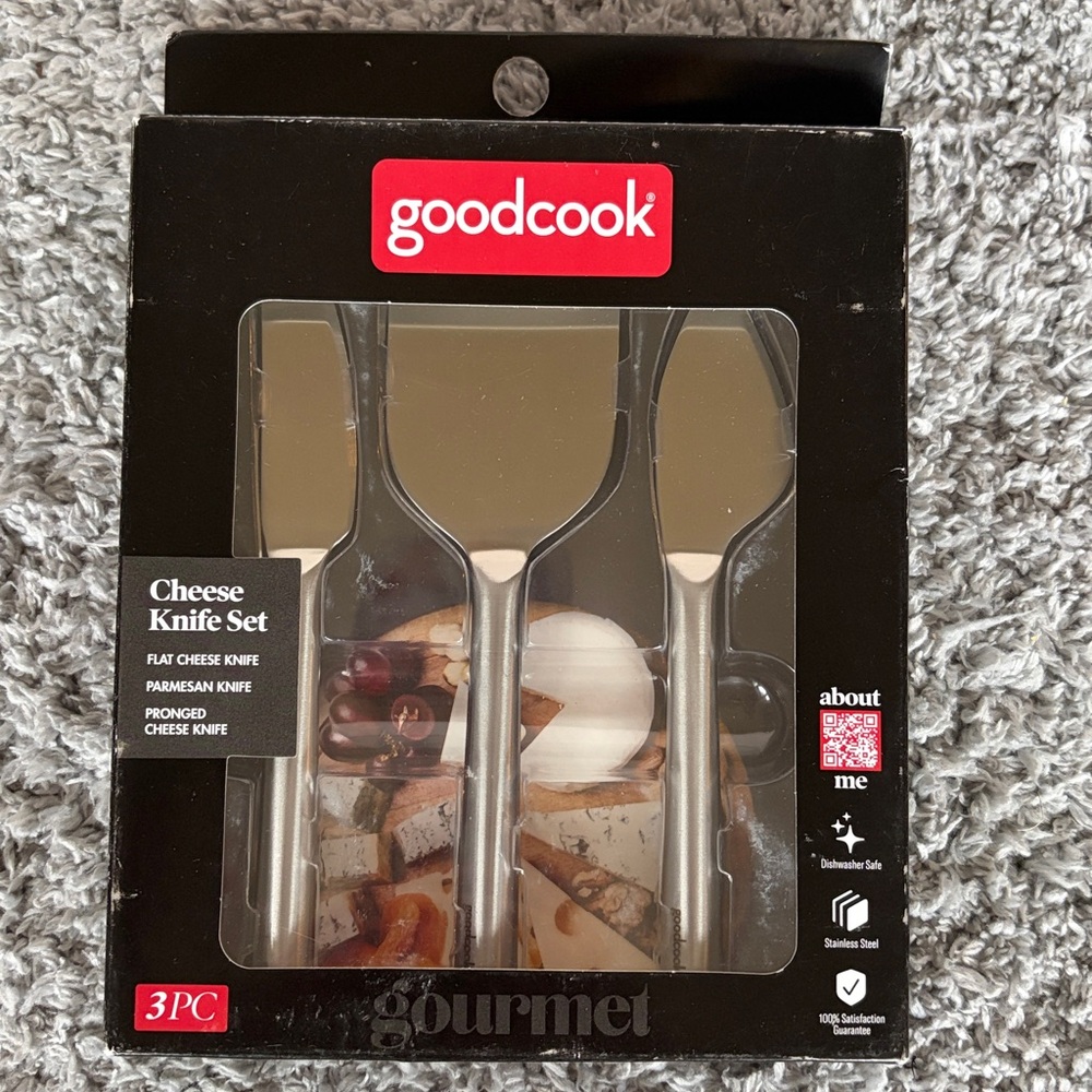 ✨$10✨🧀 GoodCook Cheese Knife Set - Set of 3